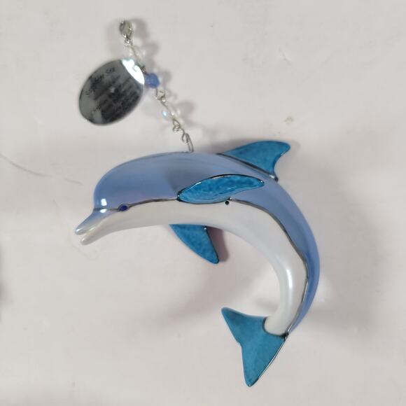 5 Christian Riese Lassen Jeweled Dolphin Ornaments Ocean Reflections 2 & 3 Issue - Picture 8 of 16